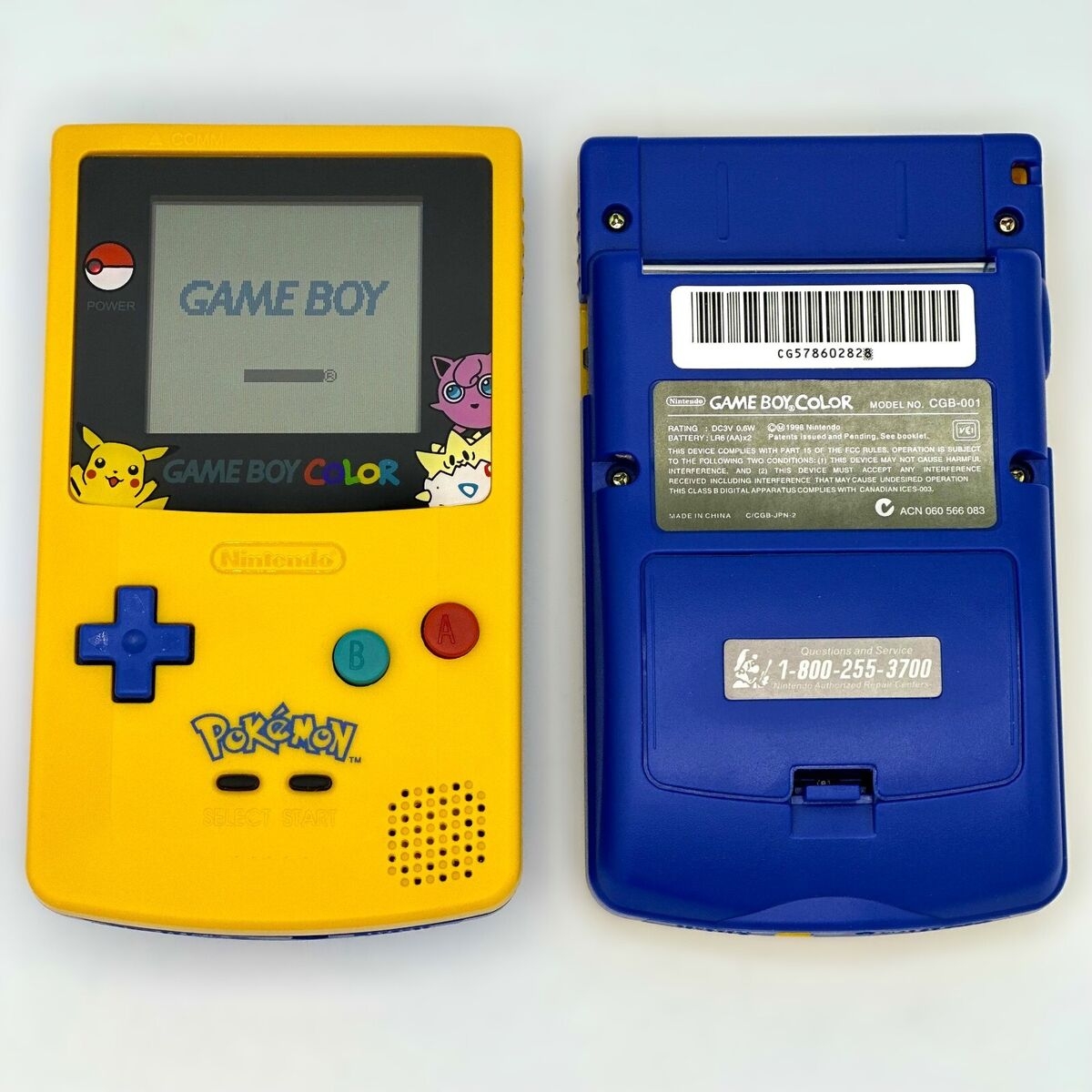 Gameboy Color Pokemon Special Pikachu Edition Nintendo System Console Yellow EBay
