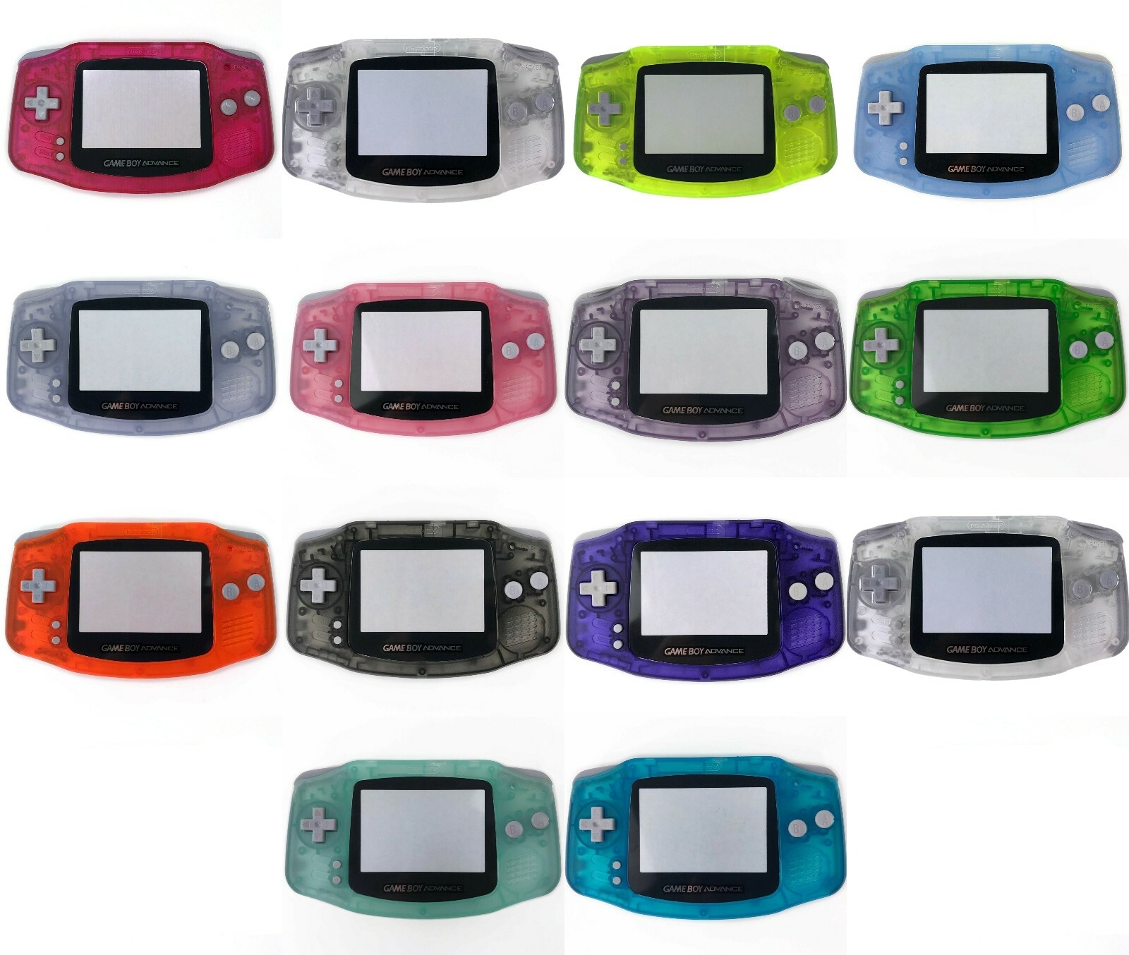 Gba Colors Gameboy Advance Gba Space Invaders Complete Game Boy Color