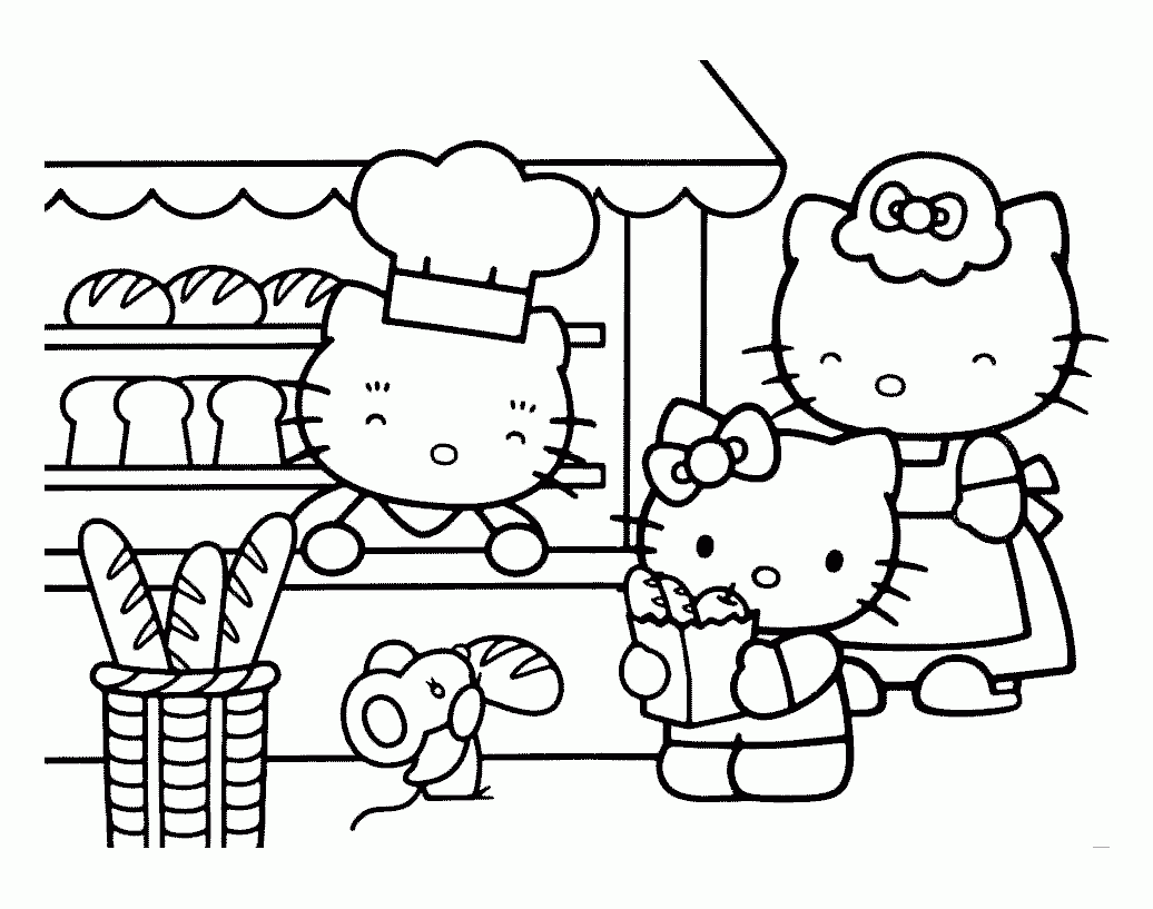 hello kitty coloring pages games