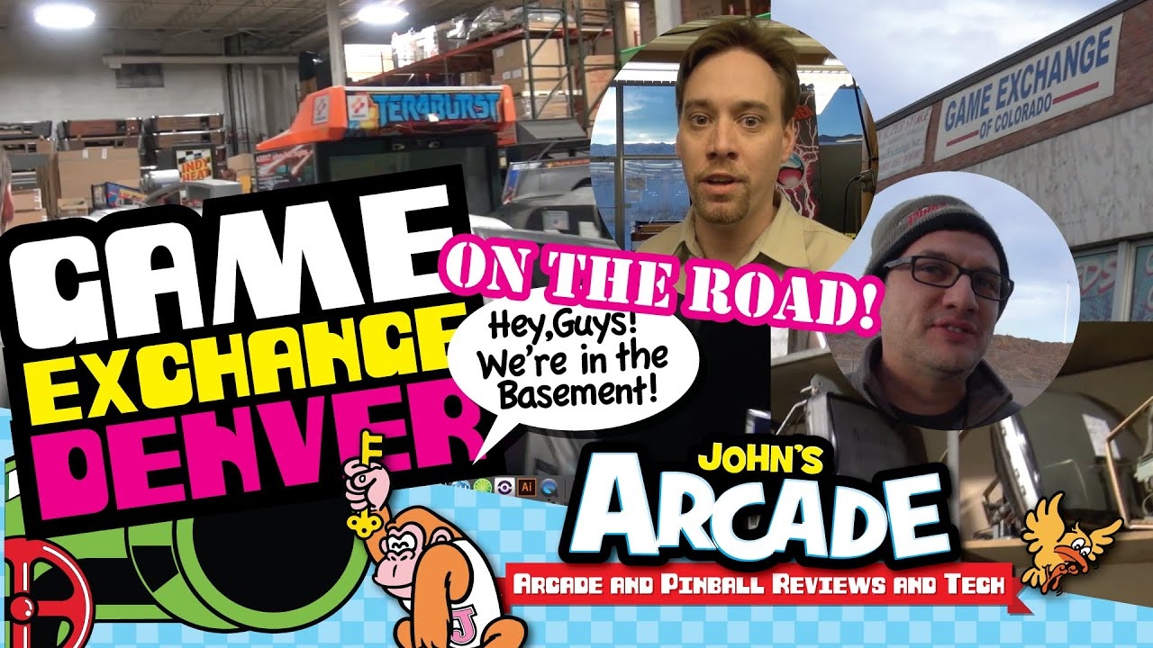 John Goes To The GAME EXCHANGE Of Colorado Arcade Tour Of Warehouse Showroom YouTube