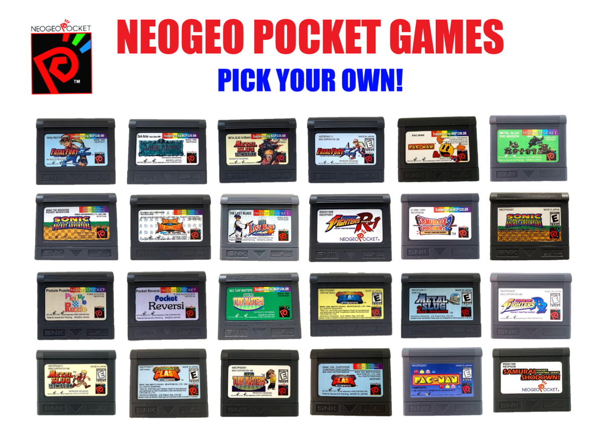 NEO GEO Pocket Color Games PICK YOUR OWN EBay