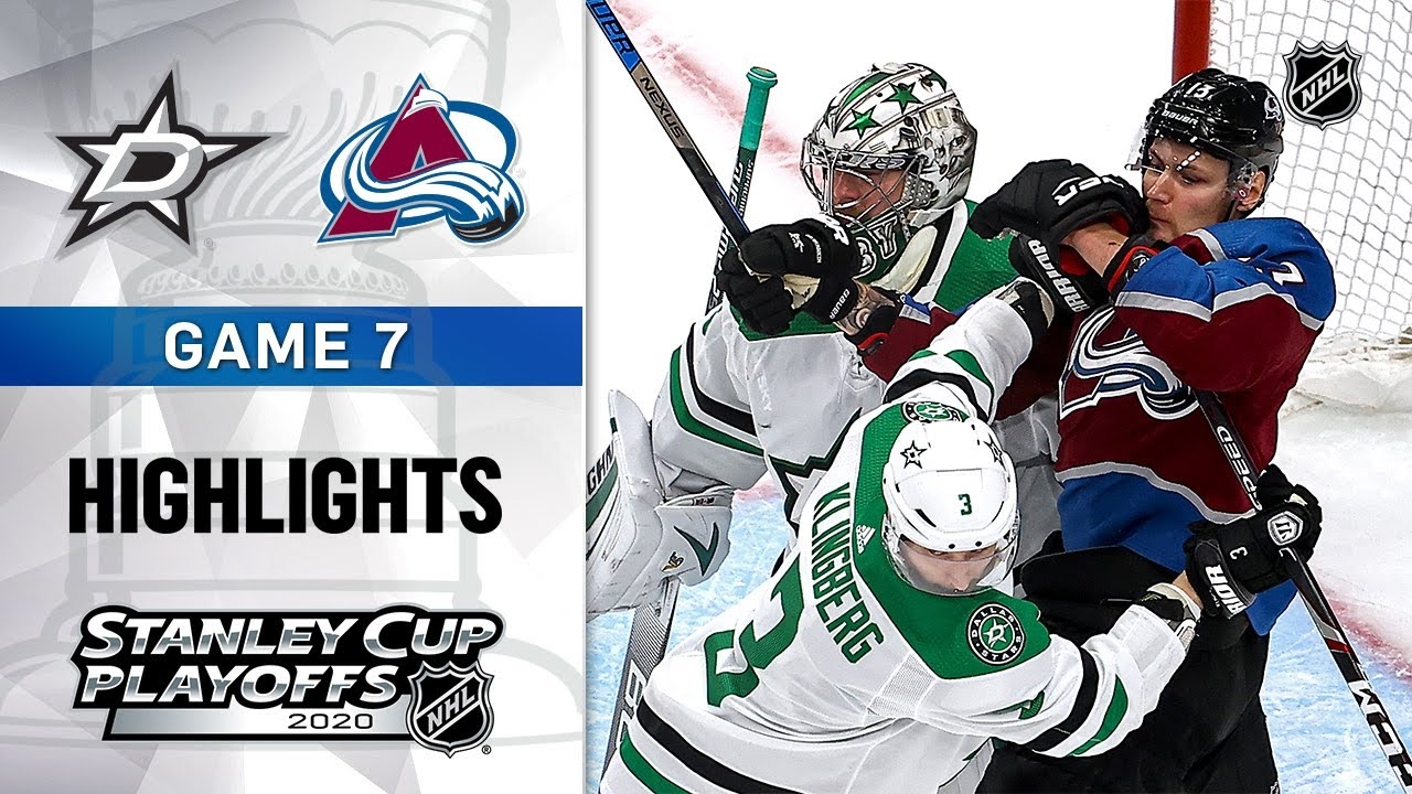 NHL Highlights Second Round Gm7 Stars Avalanche Sept 04 2020 YouTube