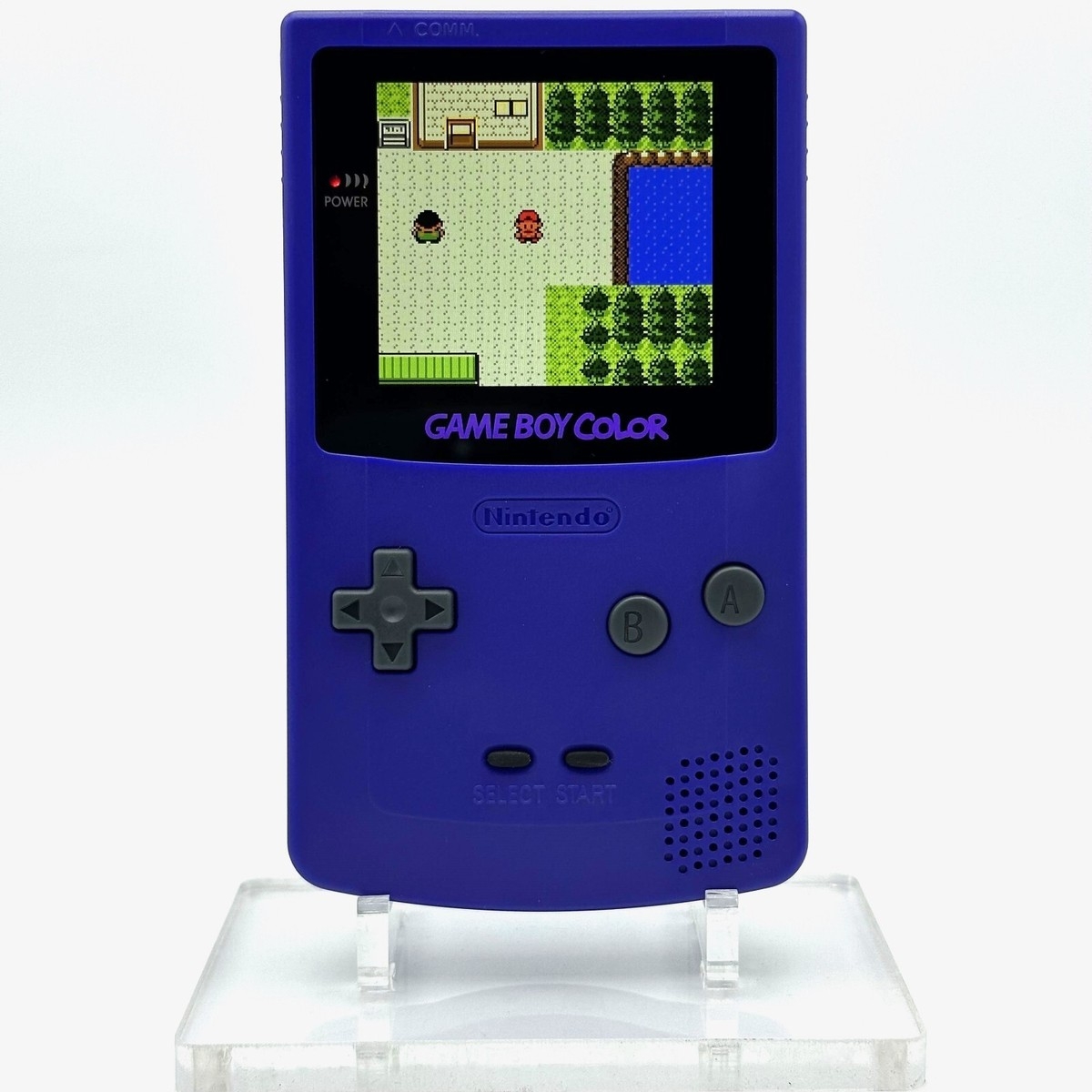 Nintendo Game Boy Color GBC Backlit IPS Mod Console System Grape Purple Shell EBay