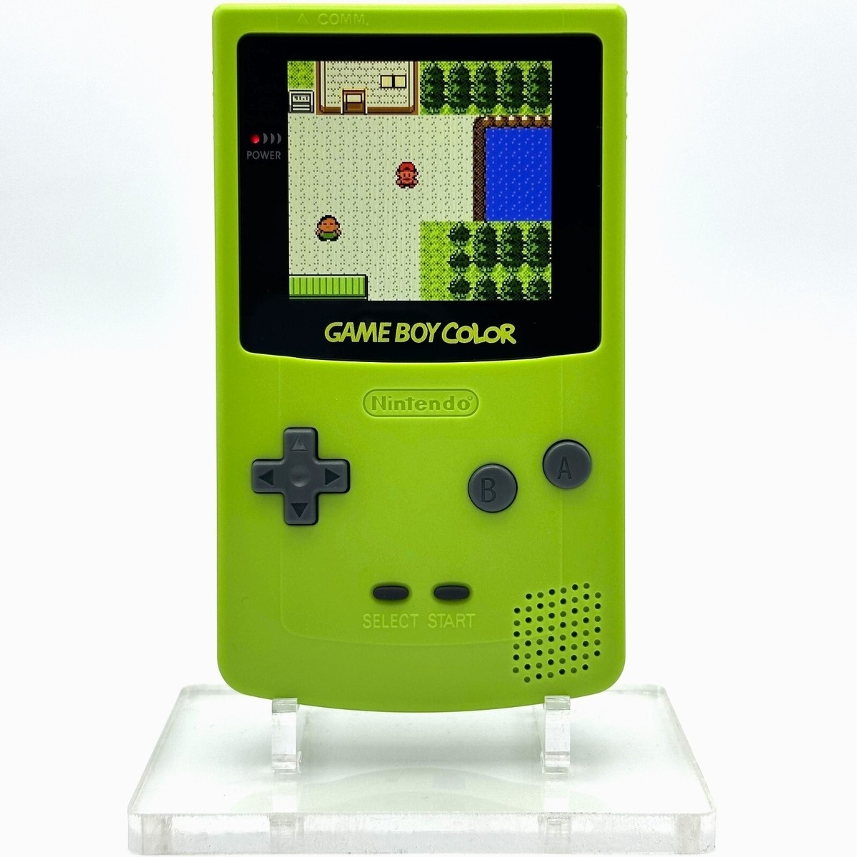 Nintendo Game Boy Color GBC Backlit IPS Mod Console System Lime Kiwi Green Shell EBay