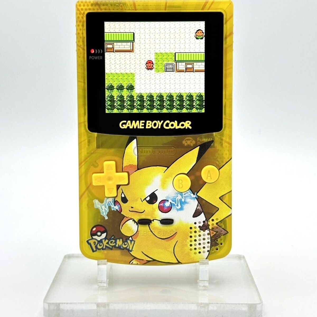 Nintendo Game Boy Color GBC IPS Q5 Backlight Mod Pokemon Yellow Pikachu Edition EBay