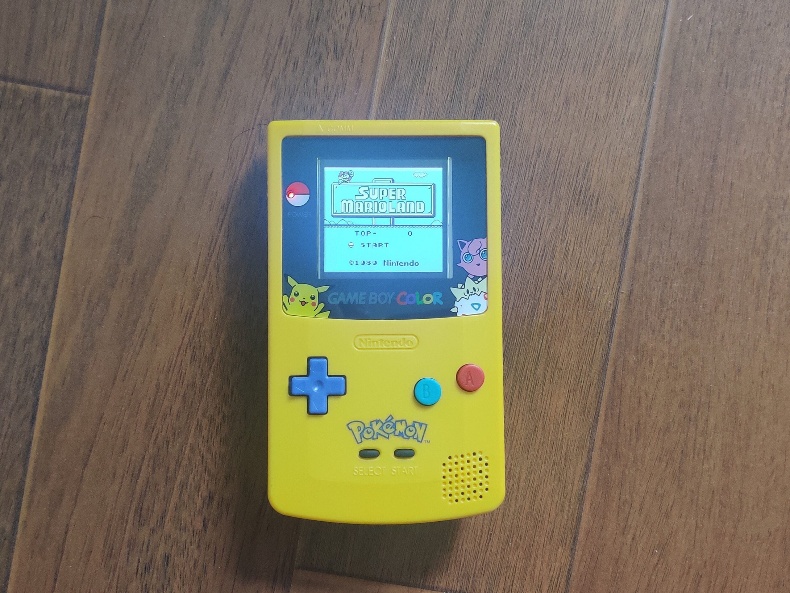Nintendo Gameboy Color POKEMON Custom BACKLIT With New Housing Speaker Buttons Screen Lens Etsy