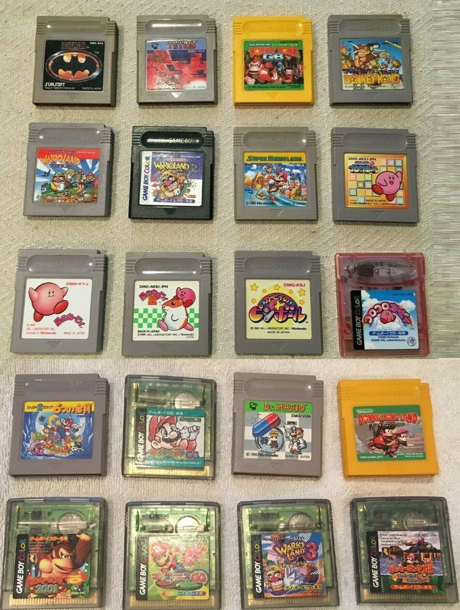 Nintendo Original Gameboy Games You Pick Mario Tetris Megaman DK Wario Kirby EBay