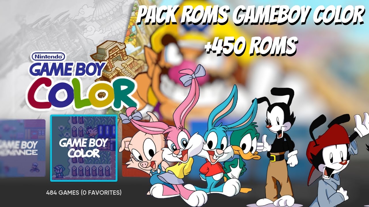 PACK ROMS GAMEBOY COLOR GBC 450 ROMS RETROARCH BATOCERA RETROBAT ANDROID ETC YouTube