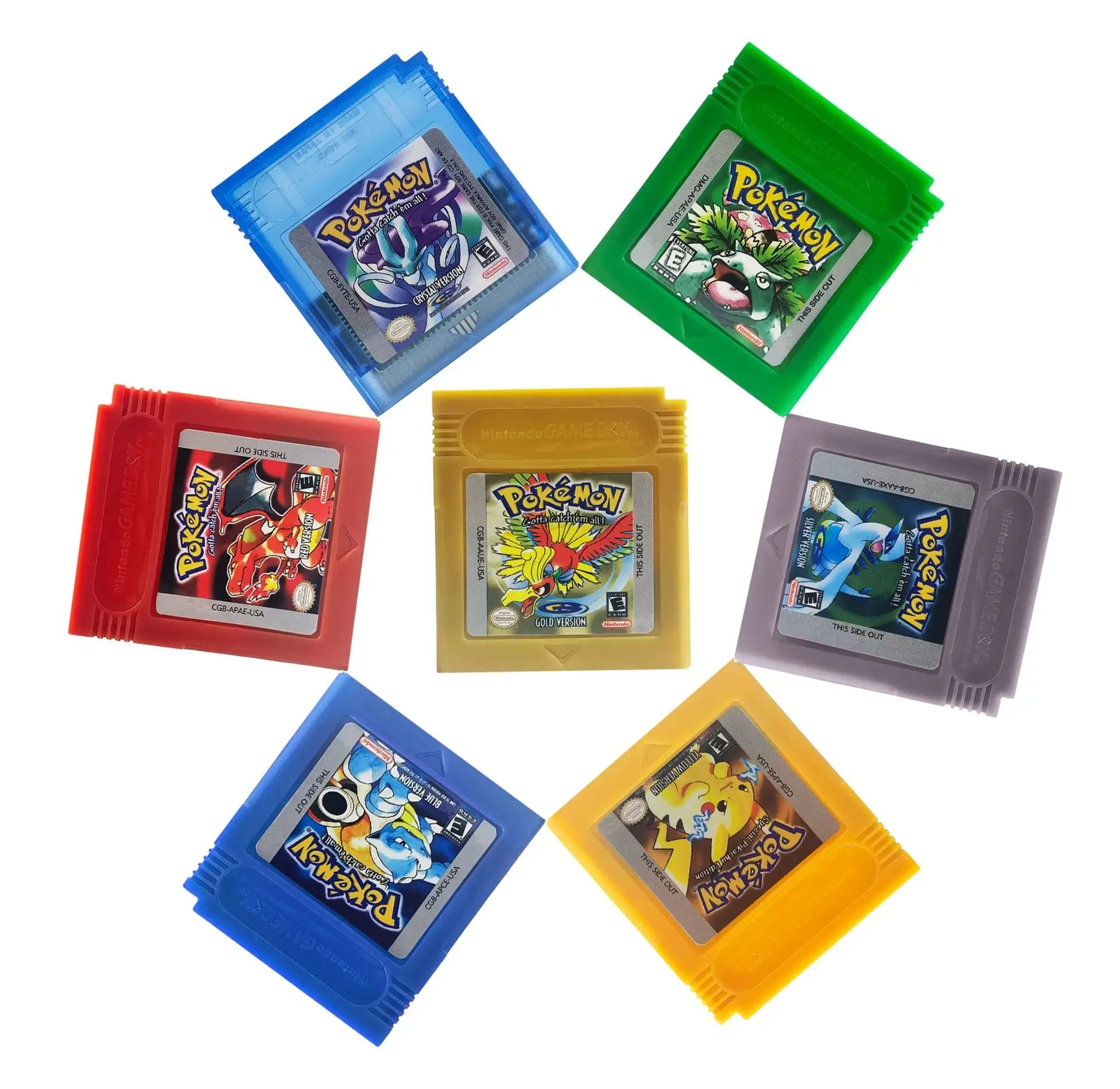 Pokemon GB GBC Card 16 Bit Video Game Cartridge Console Card Gameboy Color Classic Game Collect Colorful English Version Gifts AliExpress