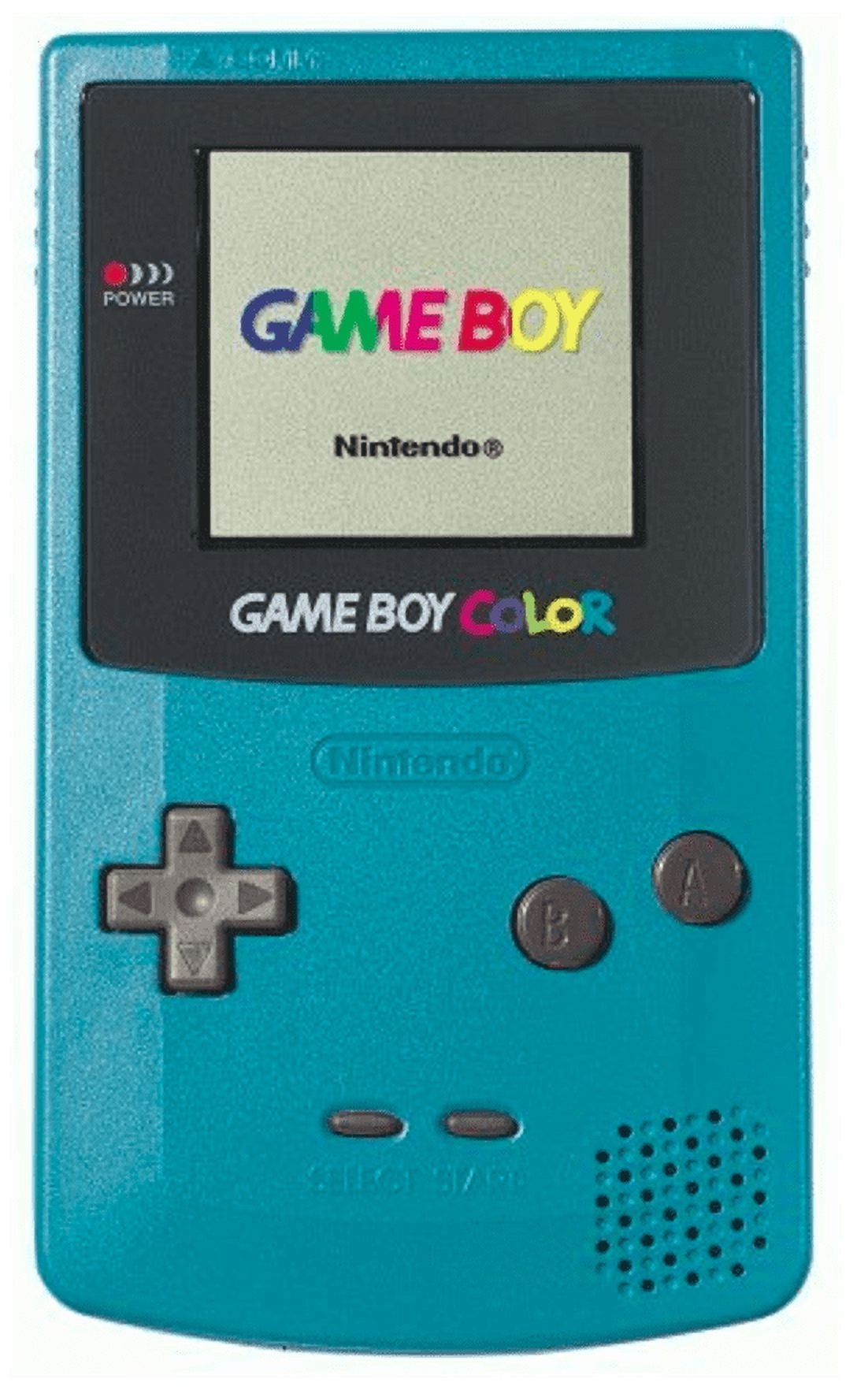 Restored Nintendo GameBoy Game Boy Color Teal Authentic Refurbished Walmart