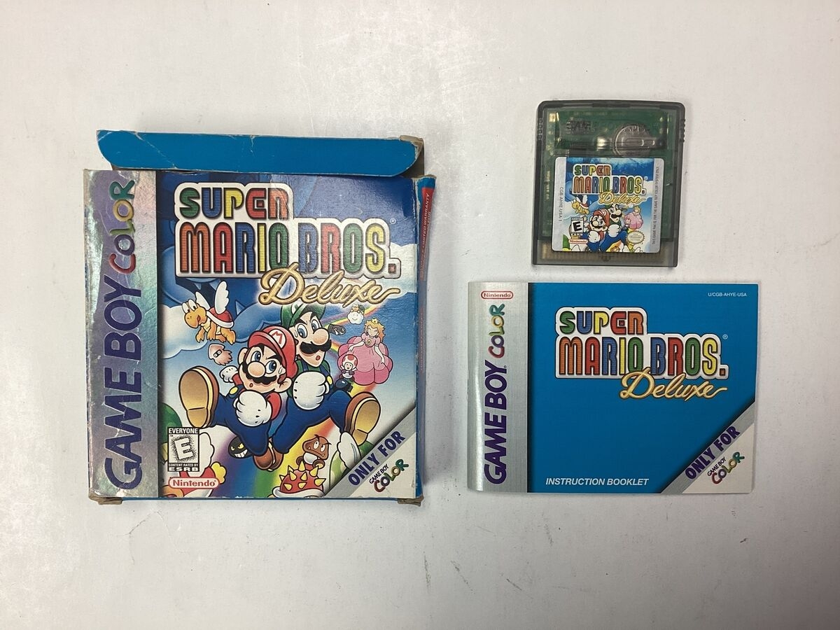 Super Mario Bros Deluxe Gameboy Color Complete TESTED CIB EBay