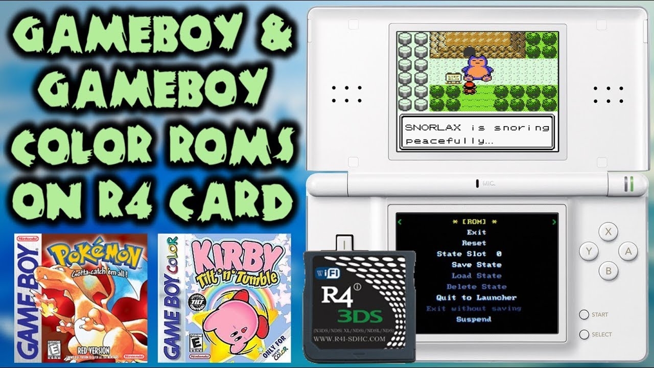 The Best GameBoy GameBoy Color Emulator For R4 YouTube