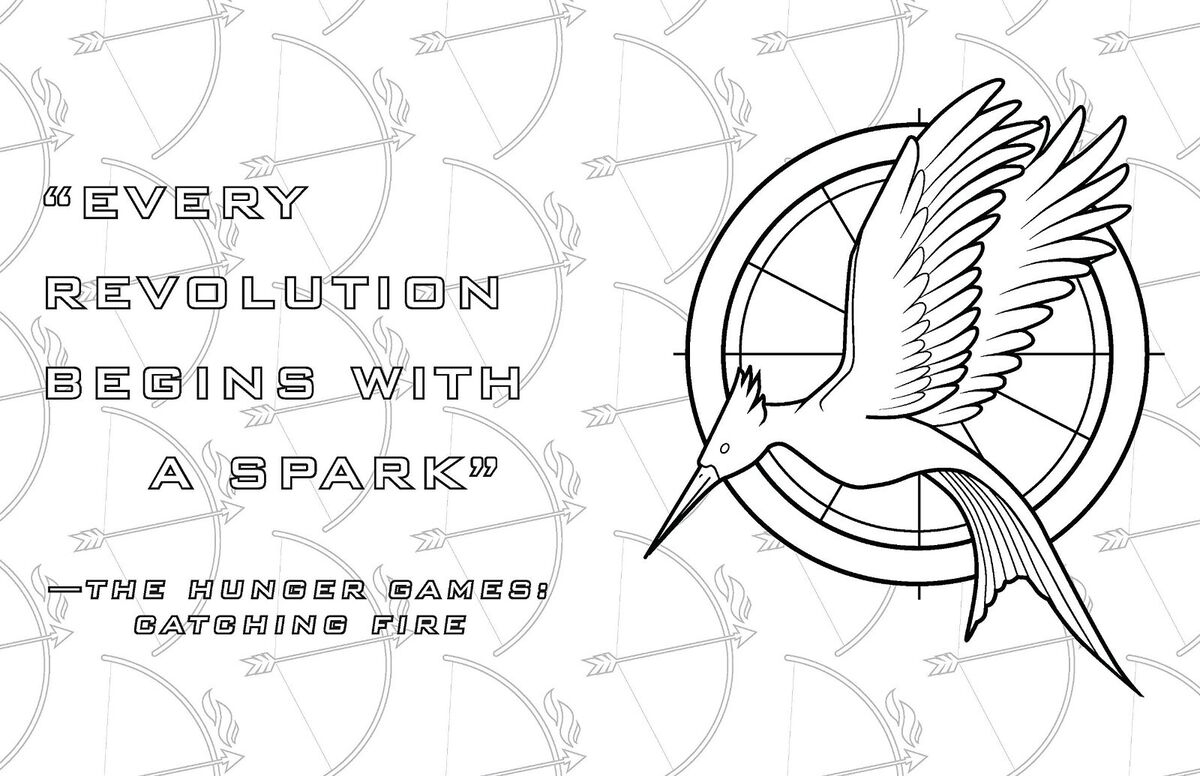 hunger games coloring pages hunger games coloring pages