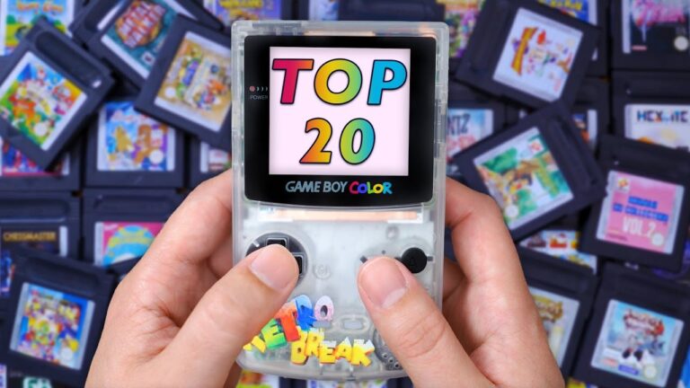Top 20 Game Boy Color Games DMG GBC YouTube