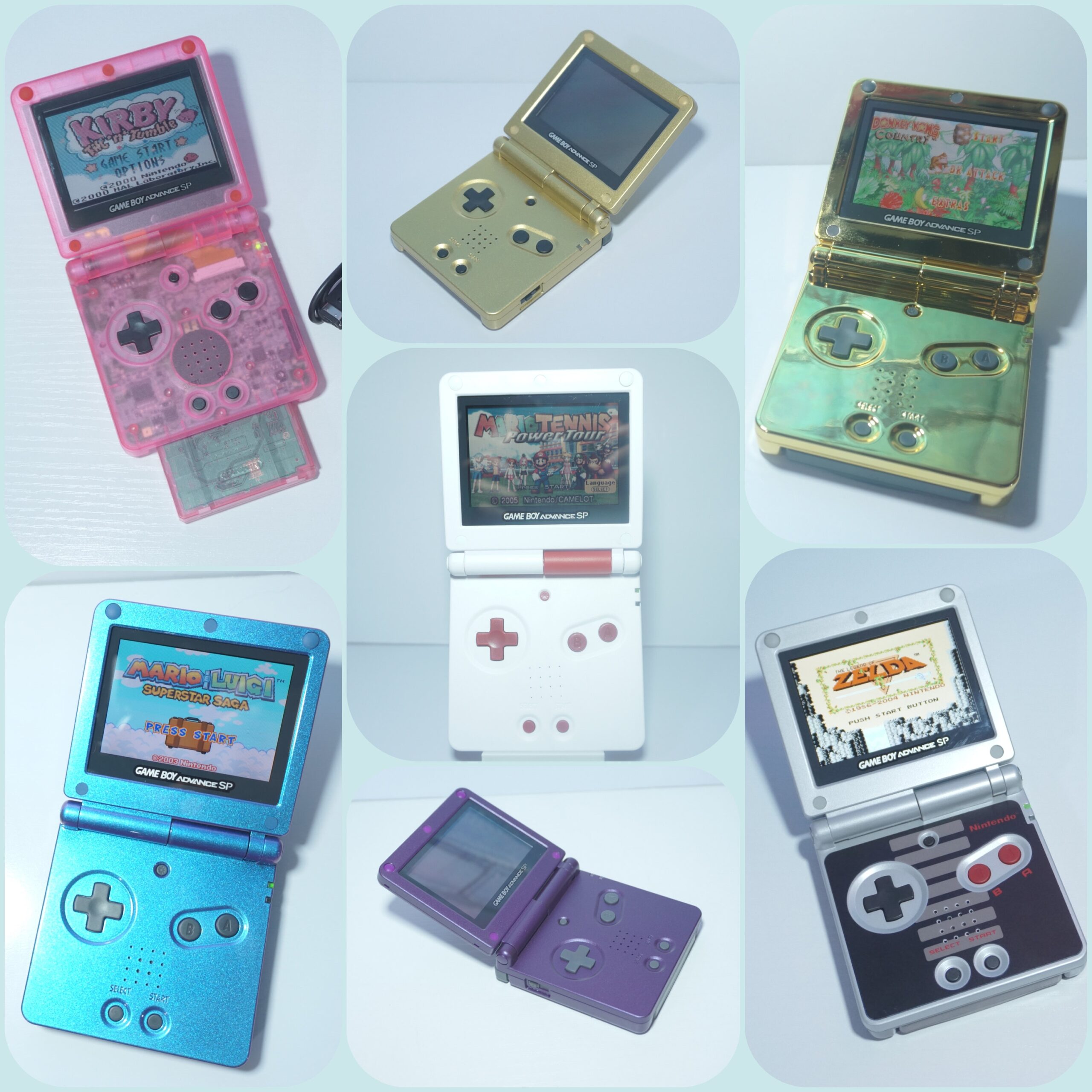 game boy advance colors