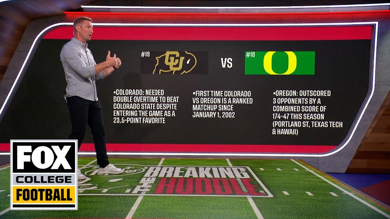 Will Shedeur Sanders Colorado Buffaloes Upset Bo Nix Oregon Ducks Breaking The Huddle YouTube